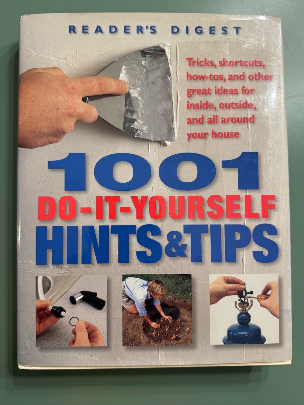 1001 Do-It-Yourself Hints & Tips - White/Cream Hard Cover book Readers Digest